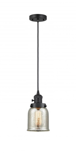 Bell - 1 Light - 5 inch - Matte Black - Cord hung - Mini Pendant (3442|201CSW-BK-G58-LED)