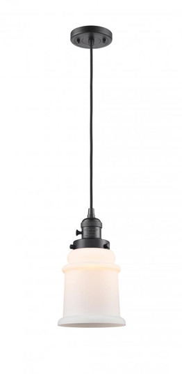 Canton - 1 Light - 6 inch - Oil Rubbed Bronze - Cord hung - Mini Pendant (3442|201CSW-OB-G181-LED)
