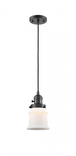 Canton - 1 Light - 5 inch - Oil Rubbed Bronze - Cord hung - Mini Pendant (3442|201CSW-OB-G181S-LED)