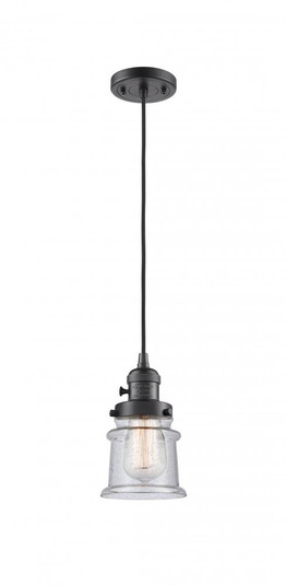 Canton - 1 Light - 5 inch - Oil Rubbed Bronze - Cord hung - Mini Pendant (3442|201CSW-OB-G184S-LED)