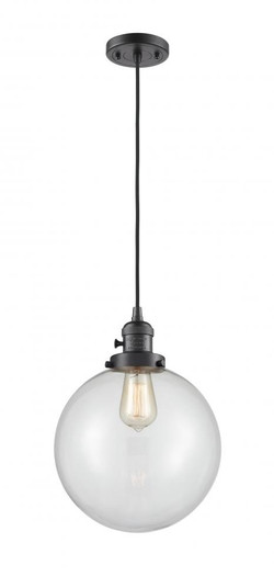 Beacon - 1 Light - 10 inch - Oil Rubbed Bronze - Cord hung - Mini Pendant (3442|201CSW-OB-G202-10-LED)