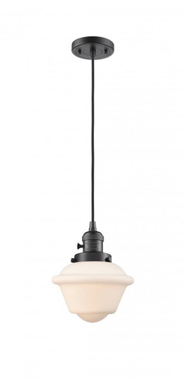 Oxford - 1 Light - 7 inch - Oil Rubbed Bronze - Cord hung - Mini Pendant (3442|201CSW-OB-G531)