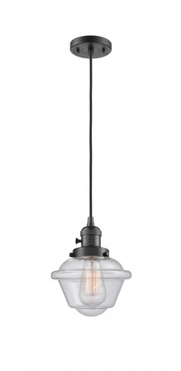 Oxford - 1 Light - 7 inch - Oil Rubbed Bronze - Cord hung - Mini Pendant (3442|201CSW-OB-G534)