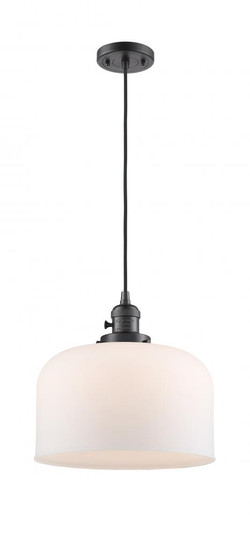 Bell - 1 Light - 12 inch - Oil Rubbed Bronze - Cord hung - Mini Pendant (3442|201CSW-OB-G71-L)