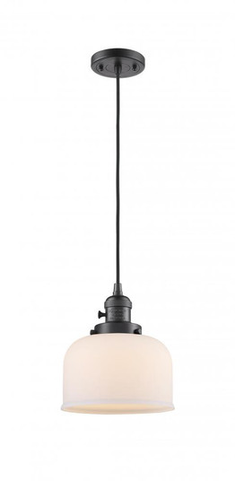 Bell - 1 Light - 8 inch - Oil Rubbed Bronze - Cord hung - Mini Pendant (3442|201CSW-OB-G71-LED)