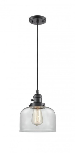 Bell - 1 Light - 8 inch - Oil Rubbed Bronze - Cord hung - Mini Pendant (3442|201CSW-OB-G72)