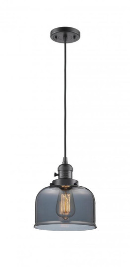 Bell - 1 Light - 8 inch - Oil Rubbed Bronze - Cord hung - Mini Pendant (3442|201CSW-OB-G73)