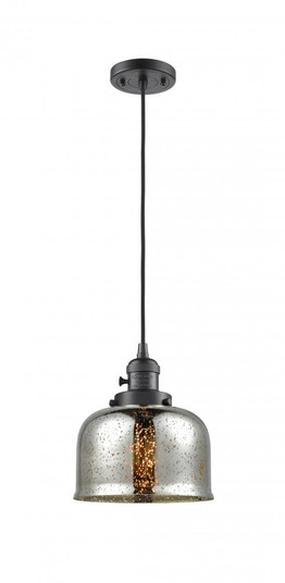 Bell - 1 Light - 8 inch - Oil Rubbed Bronze - Cord hung - Mini Pendant (3442|201CSW-OB-G78-LED)