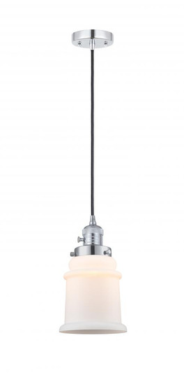 Canton - 1 Light - 6 inch - Polished Chrome - Cord hung - Mini Pendant (3442|201CSW-PC-G181)
