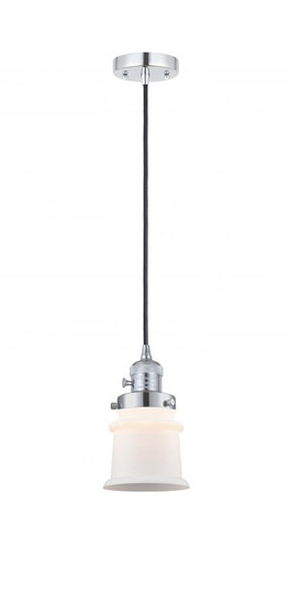 Canton - 1 Light - 5 inch - Polished Chrome - Cord hung - Mini Pendant (3442|201CSW-PC-G181S-LED)