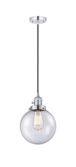Beacon - 1 Light - 8 inch - Polished Chrome - Cord hung - Mini Pendant (3442|201CSW-PC-G204-8)
