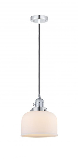 Bell - 1 Light - 8 inch - Polished Chrome - Cord hung - Mini Pendant (3442|201CSW-PC-G71-LED)