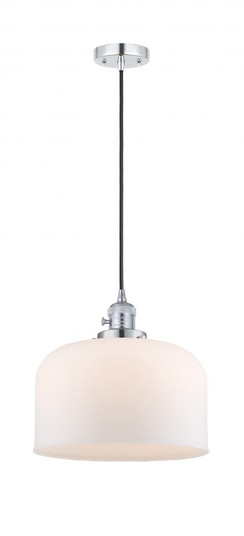 Bell - 1 Light - 12 inch - Polished Chrome - Cord hung - Mini Pendant (3442|201CSW-PC-G71-L-LED)