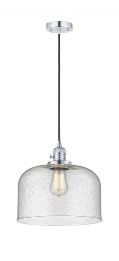Bell - 1 Light - 12 inch - Polished Chrome - Cord hung - Mini Pendant (3442|201CSW-PC-G74-L-LED)