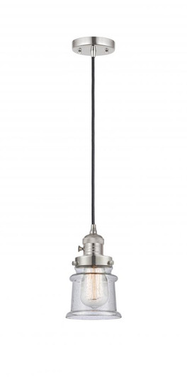 Canton - 1 Light - 5 inch - Polished Nickel - Cord hung - Mini Pendant (3442|201CSW-PN-G184S)