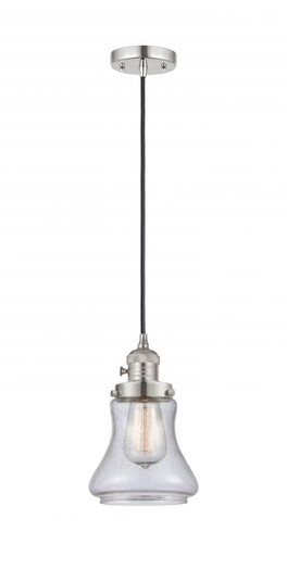 Bellmont - 1 Light - 6 inch - Polished Nickel - Cord hung - Mini Pendant (3442|201CSW-PN-G194)