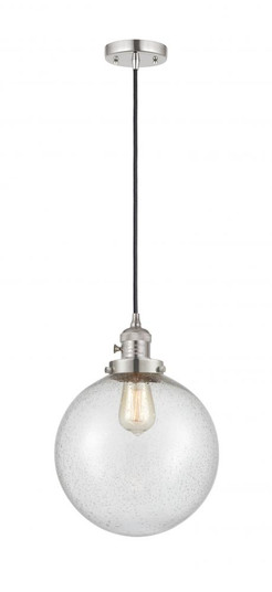 Beacon - 1 Light - 10 inch - Polished Nickel - Cord hung - Mini Pendant (3442|201CSW-PN-G204-10-LED)