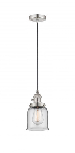 Bell - 1 Light - 5 inch - Polished Nickel - Cord hung - Mini Pendant (3442|201CSW-PN-G52-LED)