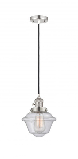 Oxford - 1 Light - 7 inch - Polished Nickel - Cord hung - Mini Pendant (3442|201CSW-PN-G534)