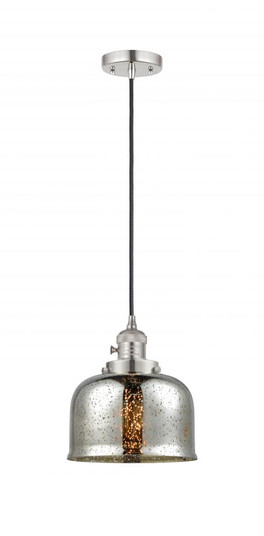 Bell - 1 Light - 8 inch - Polished Nickel - Cord hung - Mini Pendant (3442|201CSW-PN-G78)