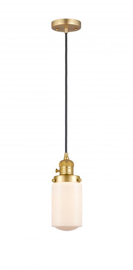 Dover - 1 Light - 5 inch - Satin Gold - Cord hung - Mini Pendant (3442|201CSW-SG-G311)