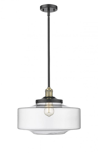 Bridgeton - 1 Light - 16 inch - Black Antique Brass - Stem Hung - Mini Pendant (3442|201S-BAB-G692-16)