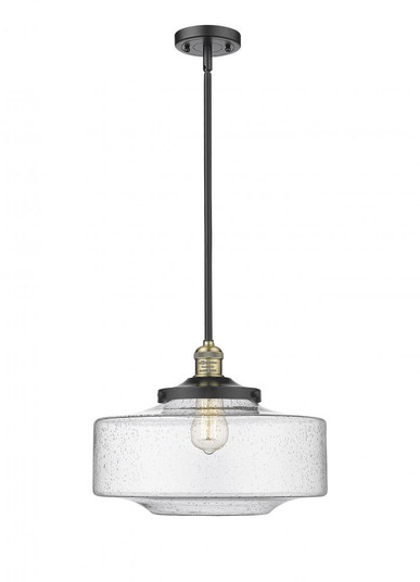 Bridgeton - 1 Light - 16 inch - Black Antique Brass - Stem Hung - Mini Pendant (3442|201S-BAB-G694-16)