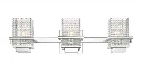 Wellfleet - 3 Light - 24 inch - Polished Chrome - Bath Vanity Light (3442|310-3W-PC-CL)