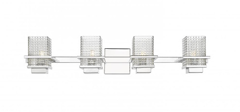 Wellfleet - 4 Light - 33 inch - Polished Chrome - Bath Vanity Light (3442|310-4W-PC-CL)