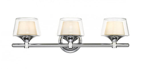 Laguna - 3 Light - 24 inch - Polished Chrome - Bath Vanity Light (3442|311-3W-PC-CLW)