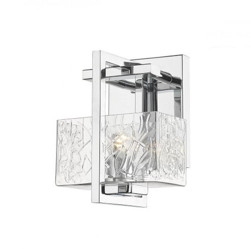 Striate - 1 Light - 5 inch - Polished Chrome - Bath Vanity Light (3442|312-1W-PC-CL-LED)