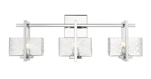 Striate - 3 Light - 24 inch - Polished Chrome - Bath Vanity Light (3442|312-3W-PC-CL)