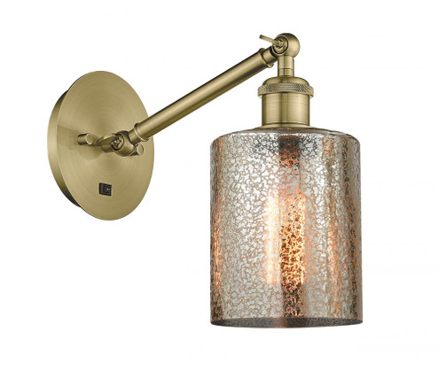 Cobbleskill - 1 Light - 5 inch - Antique Brass - Adjustable Sconce (3442|317-1W-AB-G116)