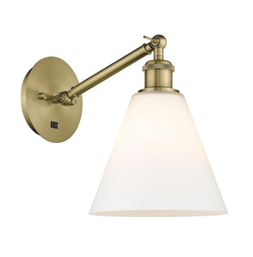 Berkshire - 1 Light - 8 inch - Antique Brass - Adjustable Sconce (3442|317-1W-AB-GBC-81)