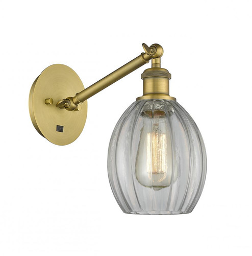 Eaton - 1 Light - 6 inch - Brushed Brass - Adjustable Sconce (3442|317-1W-BB-G82)