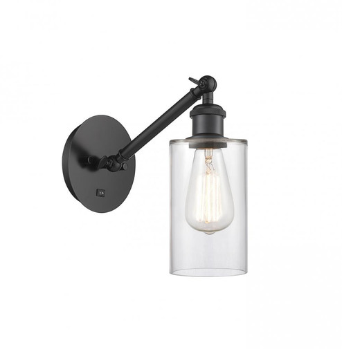 Clymer - 1 Light - 4 inch - Matte Black - Adjustable Sconce (3442|317-1W-BK-G802-LED)