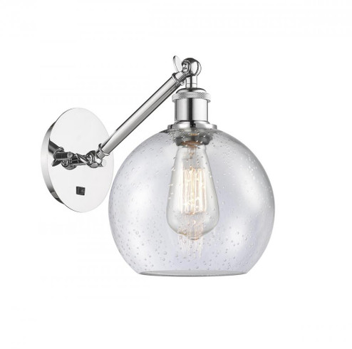 Athens - 1 Light - 8 inch - Polished Chrome - Adjustable Sconce (3442|317-1W-PC-G124-8)