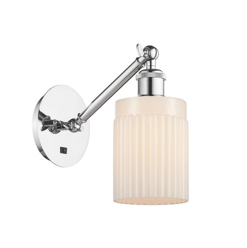 Hadley - 1 Light - 5 inch - Polished Chrome - Adjustable Sconce (3442|317-1W-PC-G341-LED)