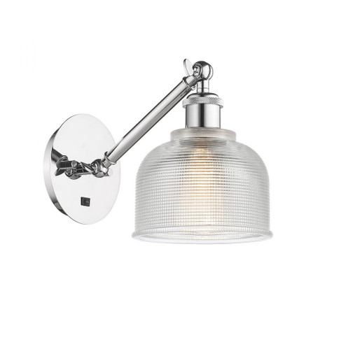 Dayton - 1 Light - 6 inch - Polished Chrome - Adjustable Sconce (3442|317-1W-PC-G412)