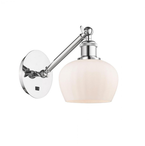 Fenton - 1 Light - 7 inch - Polished Chrome - Adjustable Sconce (3442|317-1W-PC-G91-LED)