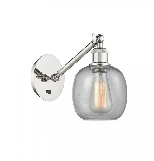 Belfast - 1 Light - 6 inch - Polished Nickel - Adjustable Sconce (3442|317-1W-PN-G104)