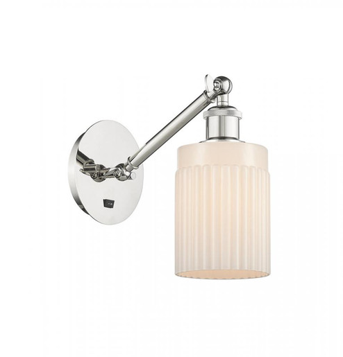 Hadley - 1 Light - 5 inch - Polished Nickel - Adjustable Sconce (3442|317-1W-PN-G341-LED)