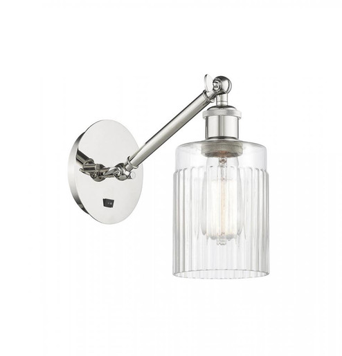 Hadley - 1 Light - 5 inch - Polished Nickel - Adjustable Sconce (3442|317-1W-PN-G342-LED)