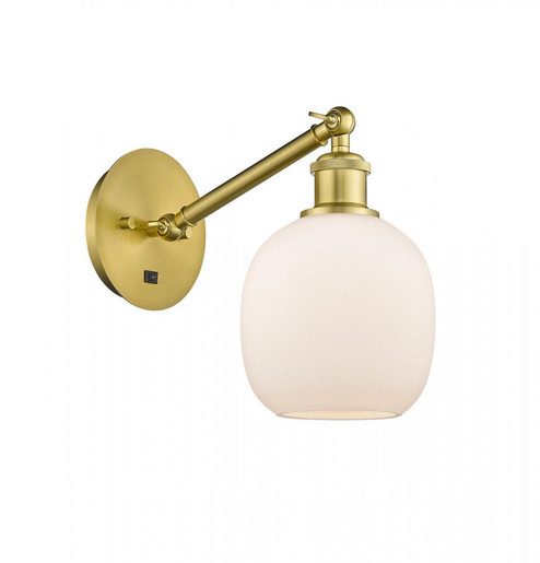 Belfast - 1 Light - 6 inch - Satin Gold - Adjustable Sconce (3442|317-1W-SG-G101)