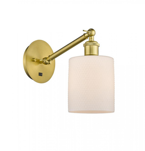 Cobbleskill - 1 Light - 5 inch - Satin Gold - Adjustable Sconce (3442|317-1W-SG-G111)