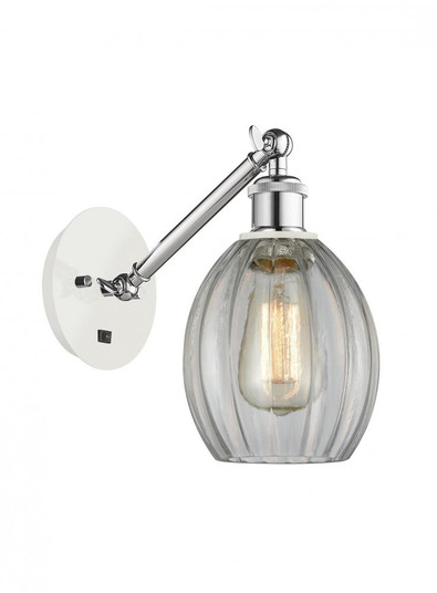 Eaton - 1 Light - 6 inch - White Polished Chrome - Adjustable Sconce (3442|317-1W-WPC-G82)