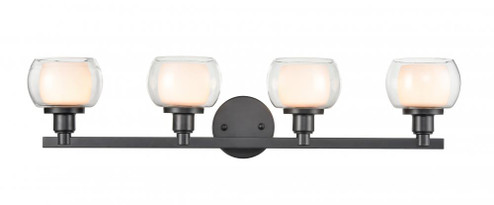 Cairo - 4 Light - 31 inch - Black - Bath Vanity Light (3442|330-4W-BK-CLW-LED)