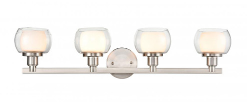 Cairo - 4 Light - 31 inch - Satin Nickel - Bath Vanity Light (3442|330-4W-SN-CLW)