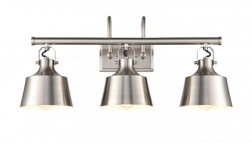 Provin - 3 Light - 28 inch - Brushed Satin Nickel - Bath Vanity Light (3442|370-3W-SN-M-LED)