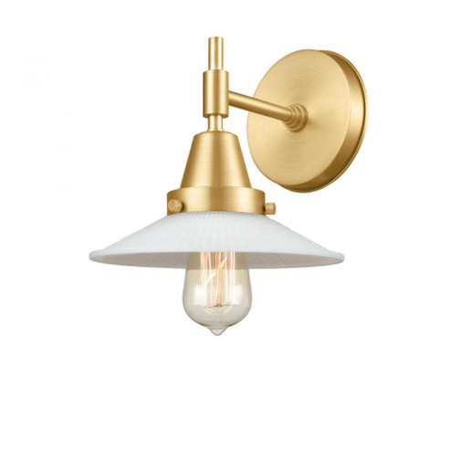Halophane - 1 Light - 9 inch - Satin Gold - Sconce (3442|447-1W-SG-G1)